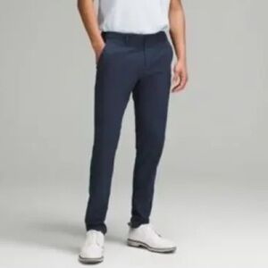 Lululemon Pants Mens Size 28 ABC Navy Chino Golf Flat Front Straight Leg Stretch
